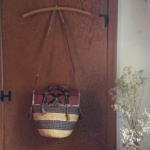 Vintage straw bag